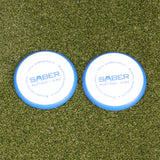 1 Saber Golf Putting Discs - Set of 2 Training Aid