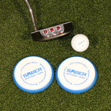 1 Saber Golf Putting Discs - Set of 2 Training Aid