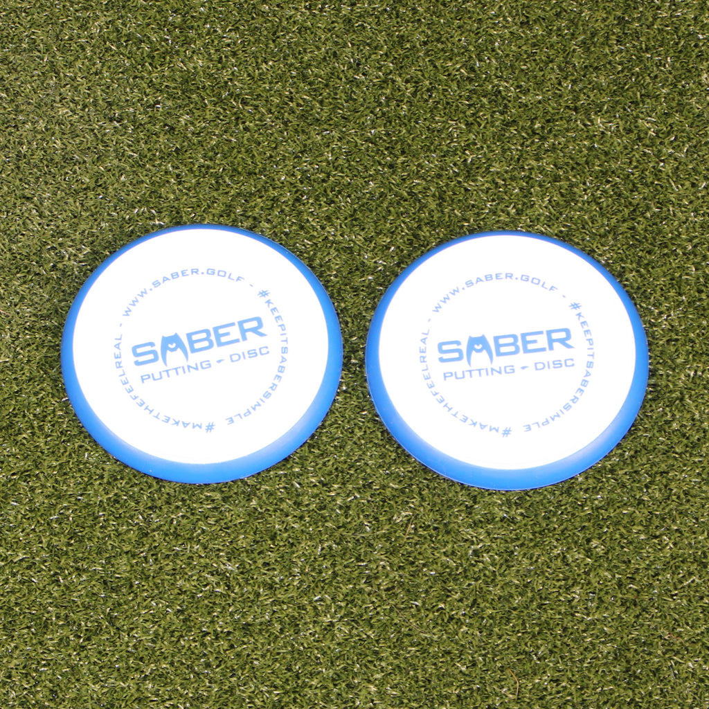 1 Saber Golf Putting Discs - Set of 2 Training Aid – Craig Hocknull ...