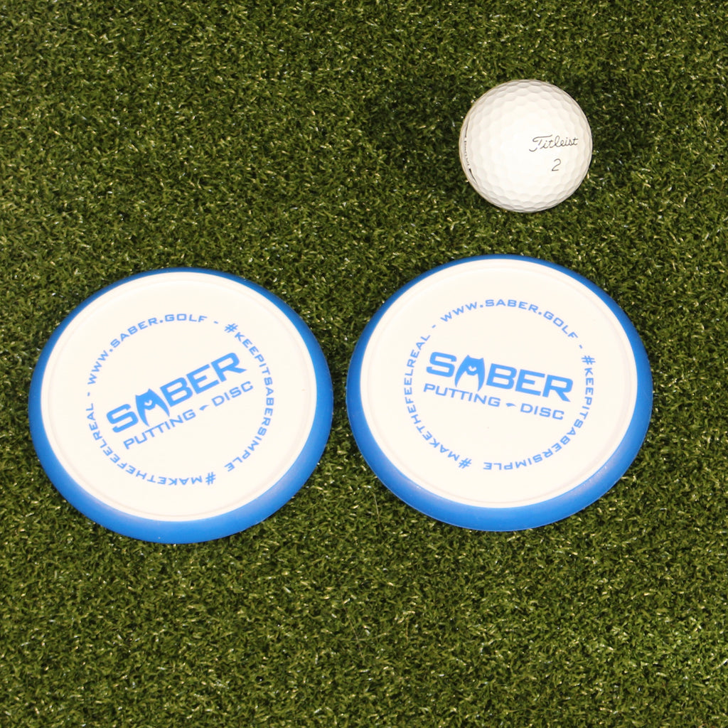 1 Saber Golf Putting Discs - Set of 2 Training Aid – Craig Hocknull ...